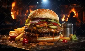 قیمت خرید همبرگر مرغ و گوشت + خواص، معایب و مزایا