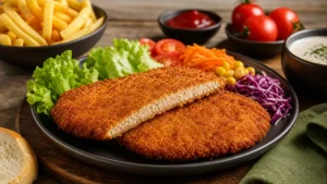 شنیسل گیاهی آژیل با جنس گیاهی