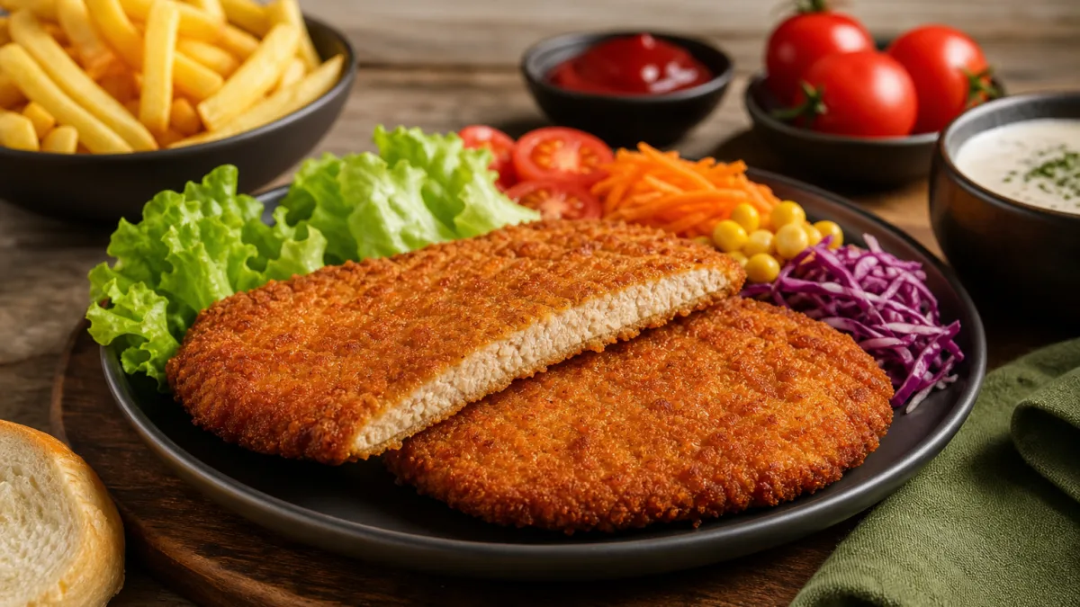 شنیسل گیاهی آژیل