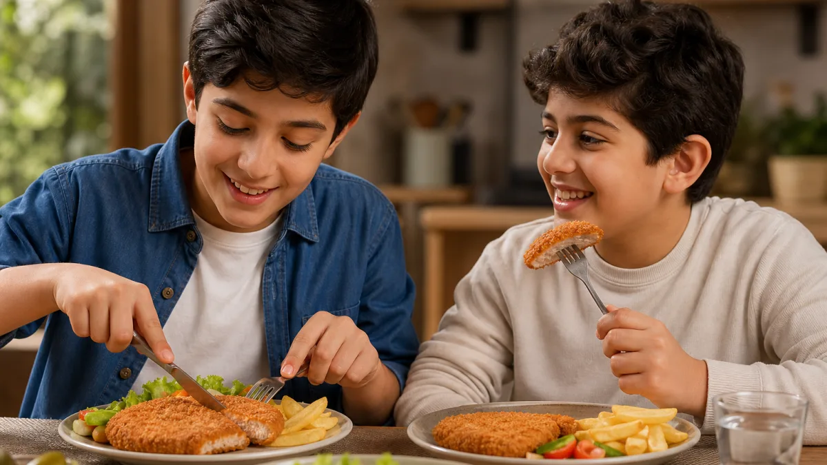 شنیسل سوخاری آماده یا خانگی؟