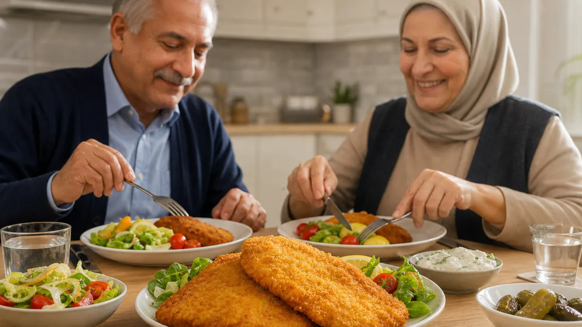 شنیسل سوخاری آماده یا خانگی؟