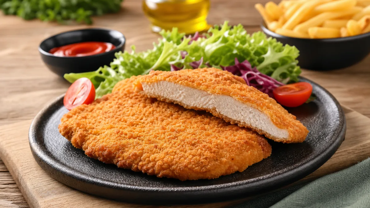 شنیسل مرغ هپی نس